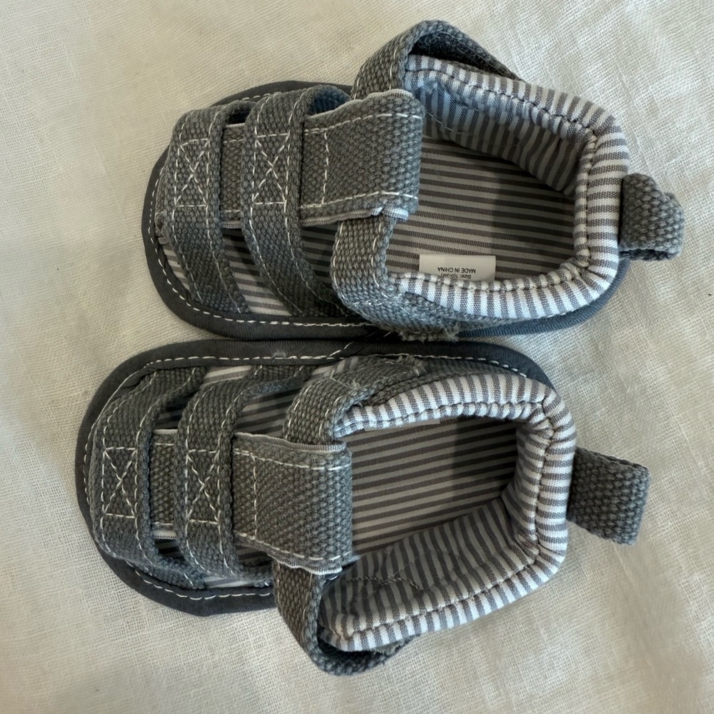 Gray Baby Sandals - Picture 4 of 4